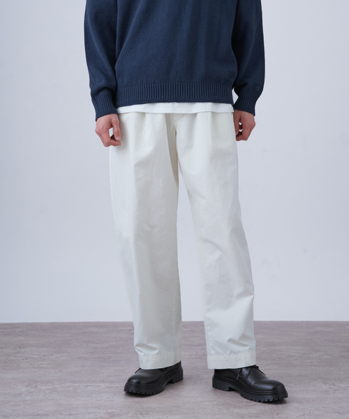 B.C STOCK（ベーセーストック）の「SCI-SCI グログラン EASY PT（その他パンツ・メンズ・アイボリー/ネイビー・LARGE/MEDIUM）」の4枚目の写真