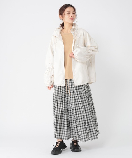 studio CLIP（スタディオクリップ）の「レースシャーリングブルゾン（ブルゾン・レディース・ベージュ/アイボリー・FREE）」の16枚目の写真