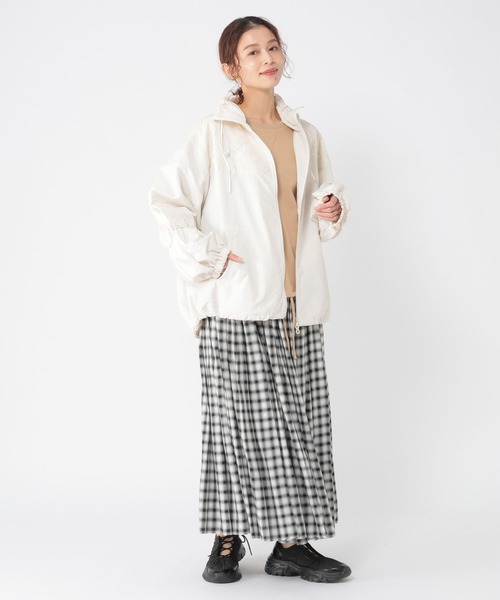 studio CLIP（スタディオクリップ）の「レースシャーリングブルゾン（ブルゾン・レディース・ベージュ/アイボリー・FREE）」の17枚目の写真