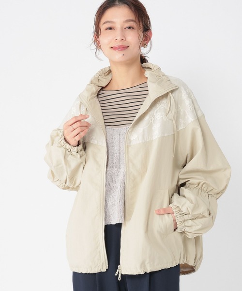 studio CLIP（スタディオクリップ）の「レースシャーリングブルゾン（ブルゾン・レディース・ベージュ/アイボリー・FREE）」の18枚目の写真