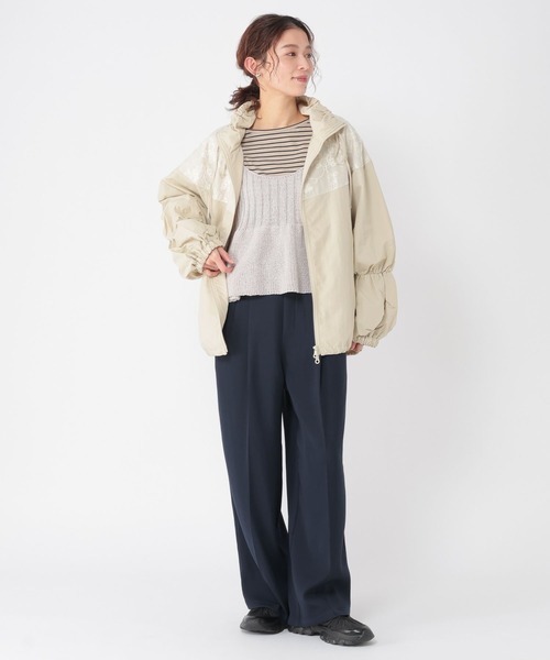 studio CLIP（スタディオクリップ）の「レースシャーリングブルゾン（ブルゾン・レディース・ベージュ/アイボリー・FREE）」の20枚目の写真