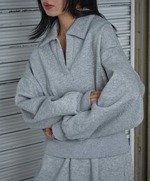 裏起毛キーネックPO