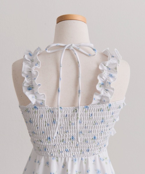 OLIVE des OLIVE（オリーブデオリーブ）の「フリルチュニックswimwear（水着・レディース・オフホワイト/ホワイト/ブラック・FREE）」の13枚目の写真