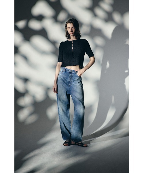 RIM.ARK（リムアーク）の「【PRE ORDER】Hidden detail JEANS ヒドゥン ディテール ジーンズ（デニムパンツ・レディース・ライトブルー/ブルー・36/38）」の5枚目の写真