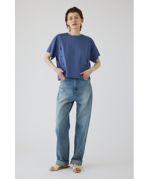 RIM.ARK(リムアーク)の「Hidden detail JEANS ヒドゥン ディテール ジーンズ(デニムパンツ・レディース・ライトブルー/ブルー・36/38)」の20枚目の写真