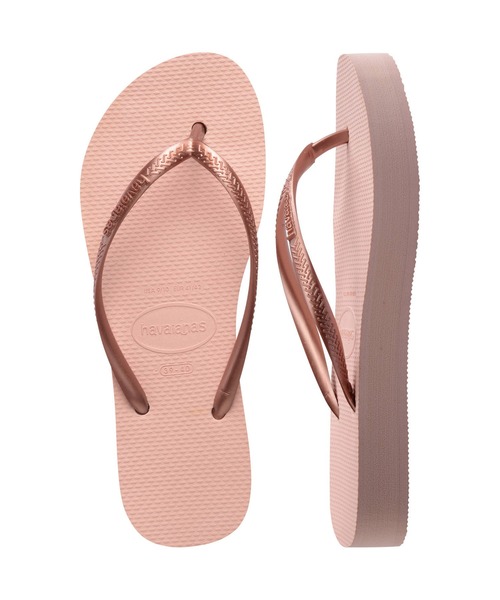 havaianas(ハワイアナス)の「SLIM FLATFORM(サンダル・レディース・ベージュ/ピンク/ブラック・22cm/23cm/24.5cm/25.5cm)」の8枚目の写真