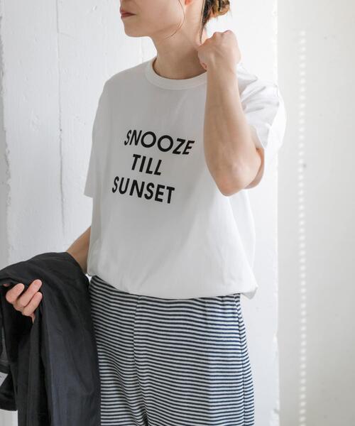 FORK&SPOON（フォークアンドスプーン）の「FORK&SPOON　フロッキーロゴショートスリーブTシャツ（Tシャツ/カットソー・レディース・グレー系その他/ブラック系その他/その他3/その他1/その他2・1）」の8枚目の写真