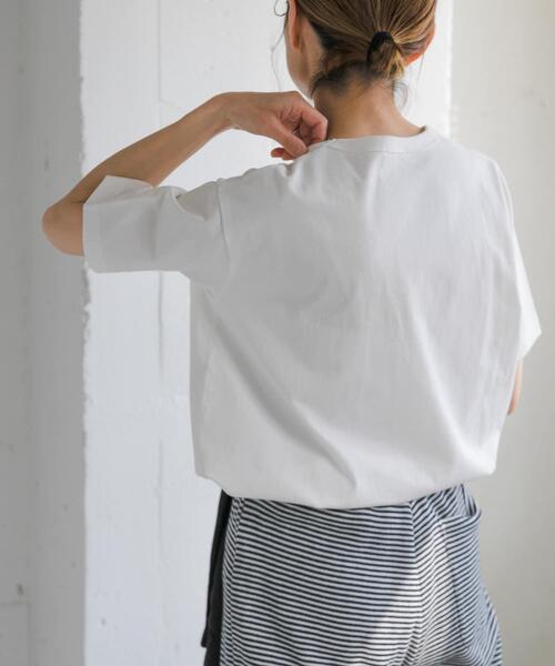 FORK&SPOON（フォークアンドスプーン）の「FORK&SPOON　フロッキーロゴショートスリーブTシャツ（Tシャツ/カットソー・レディース・グレー系その他/ブラック系その他/その他3/その他1/その他2・1）」の10枚目の写真