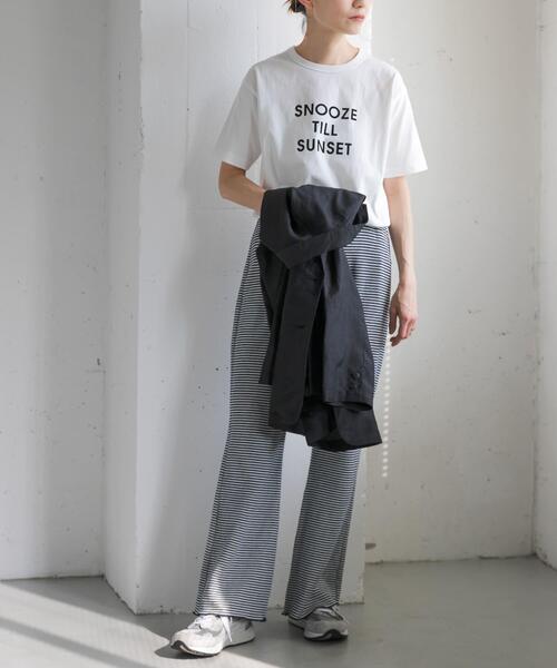 FORK&SPOON（フォークアンドスプーン）の「FORK&SPOON　フロッキーロゴショートスリーブTシャツ（Tシャツ/カットソー・レディース・グレー系その他/ブラック系その他/その他3/その他1/その他2・1）」の11枚目の写真