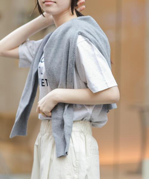 FORK&SPOON（フォークアンドスプーン）の「FORK&SPOON　フロッキーロゴショートスリーブTシャツ（Tシャツ/カットソー・レディース・グレー系その他/ブラック系その他/その他3/その他1/その他2・1）」の16枚目の写真