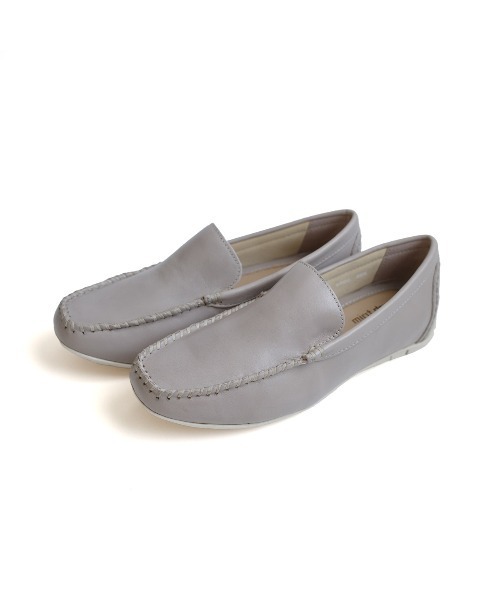Pointer(shoes)(ポインター)の「【本革】 インヒール ローファー(ローファー・レディース・ホワイト/ネイビー/ライトグレー/ブラウン/ブラック・22cm/24cm/23cm/22.5cm/24.5cm/23.5cm/25cm)」の3枚目の写真