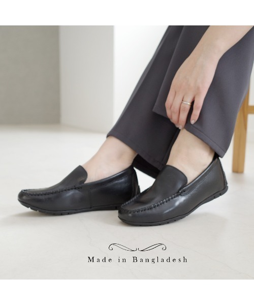 Pointer(shoes)(ポインター)の「【本革】 インヒール ローファー(ローファー・レディース・ホワイト/ネイビー/ライトグレー/ブラウン/ブラック・22cm/24cm/23cm/22.5cm/24.5cm/23.5cm/25cm)」の8枚目の写真