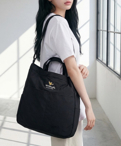 Mark Gonzales(マーク・ゴンザレス)の「【Mark Gonzales/マーク ゴンザレス】アートワークデザインコレクション 2Way トート ショルダーバッグ L(ショルダーバッグ・メンズ・ブラック系2/ブラック系1・FREE)」の18枚目の写真