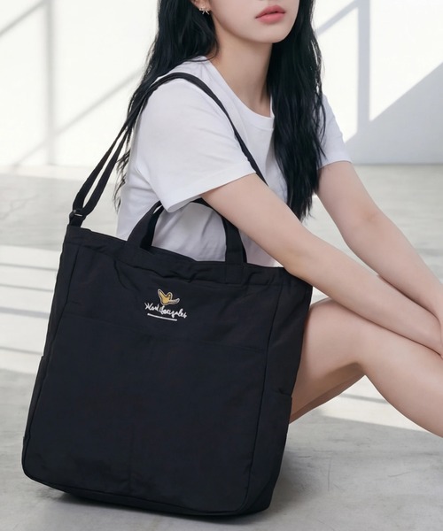 Mark Gonzales(マーク・ゴンザレス)の「【Mark Gonzales/マーク ゴンザレス】アートワークデザインコレクション 2Way トート ショルダーバッグ L(ショルダーバッグ・メンズ・ブラック系2/ブラック系1・FREE)」の21枚目の写真