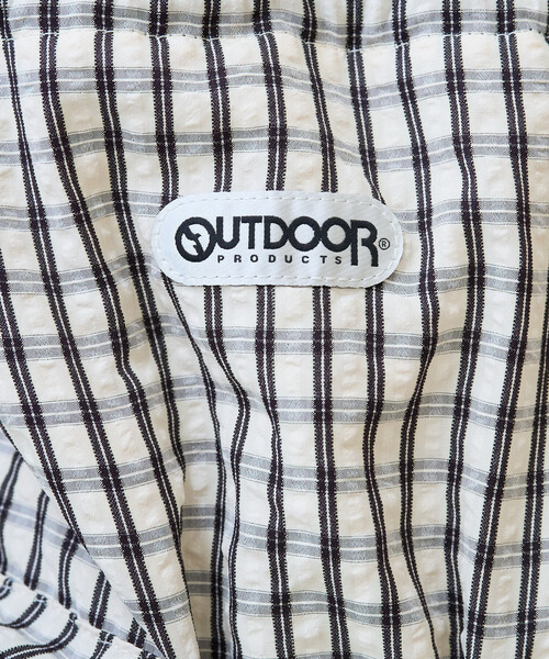 FREAK'S STORE（フリークスストア）の「限定展開 OUTDOOR PRODUCTS × FREAK'S STORE/アウトドアプロダクツ 別注 チェック ポケット ナップサック（バックパック/リュック・レディース・ブラウン/ネイビー/ブラック・ONE SIZE）」の16枚目の写真