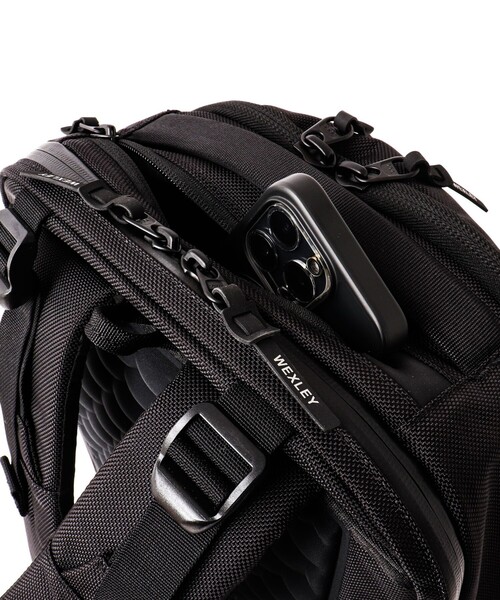 WEXLEY（ウェクスレイ）の「【WEXLEY/ウェクスレイ】JCB200 JACOB CORDURA BALLISTIC BLACK（バックパック/リュック・メンズ・ブラック・FREE）」の2枚目の写真