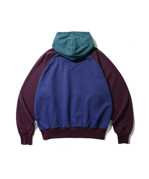 ANGLAN（アングラン）の「Color Block Hoodie - Blue（パーカー・メンズ・その他・1/2）」の2枚目の写真