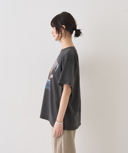 GOOD ROCK SPEED（グッドロックスピード）の「【GOOD ROCK SPEED/グッドロックスピード】別注TEE/Tシャツ/ヴィンテージライク/半袖/春服/夏服（Tシャツ/カットソー・レディース・ブラック/ブラウン・フリー）」の18枚目の写真