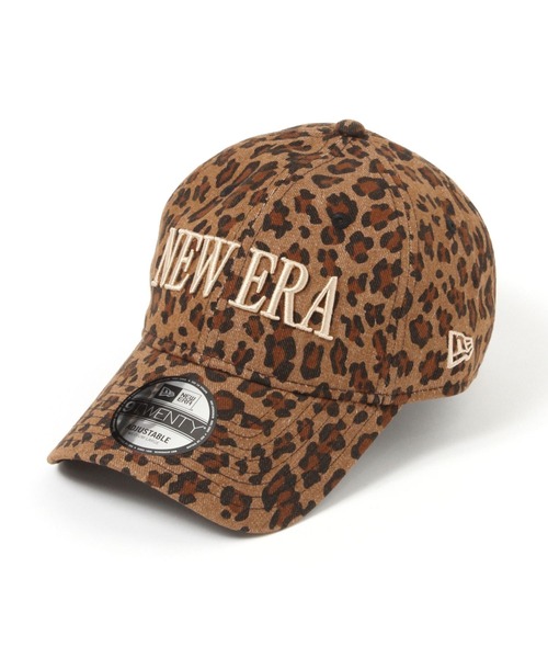PAGEBOY(ページボーイ)の「【NEWERA】LEOPARD 9TWENTY(ハット・レディース・ベージュ/ブラック・MEDIUM)」の1枚目の写真