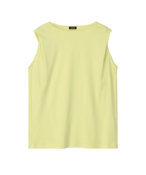 ZUCCa(ズッカ)の「SUPIMA SMOOTH / S(タンクトップ・レディース・ホワイト/ダークグレー/ブラック/イエロー・M size)」の4枚目の写真