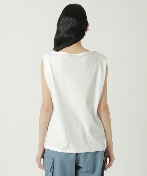 ZUCCa（ズッカ）の「SUPIMA SMOOTH / タンクトップ（タンクトップ・レディース・ホワイト・M size）」の3枚目の写真