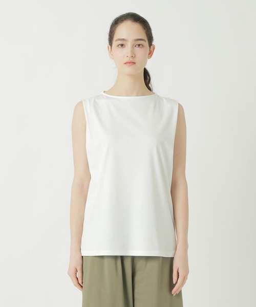 ZUCCa(ズッカ)の「SUPIMA SMOOTH / S(タンクトップ・レディース・ホワイト/ダークグレー/ブラック/イエロー・M size)」の8枚目の写真