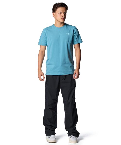 UNDER ARMOUR(アンダーアーマー)の「UAパフォーマンスコットン ショートスリーブTシャツ(トレーニング/メンズ)(Tシャツ/カットソー・メンズ・ブルー系・S/M/XL/L/2XL)」の3枚目の写真