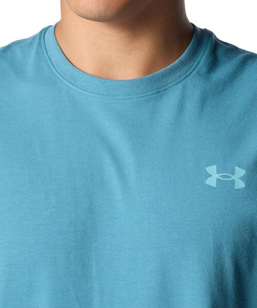 UNDER ARMOUR(アンダーアーマー)の「UAパフォーマンスコットン ショートスリーブTシャツ(トレーニング/メンズ)(Tシャツ/カットソー・メンズ・ブルー系・S/M/XL/L/2XL)」の4枚目の写真
