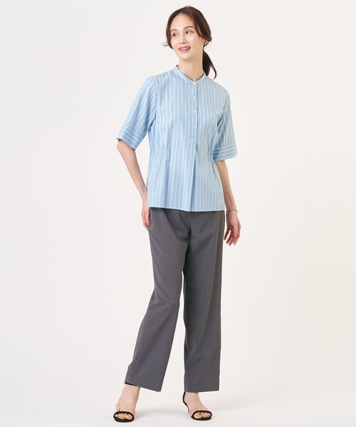 J.PRESS(ジェイプレス)の「【セットアップ対応】ファンマートロストレッチ テーパード パンツ(その他パンツ・レディース・ネイビー系/グレー系/ベージュ系・T13/T17/T15)」の11枚目の写真