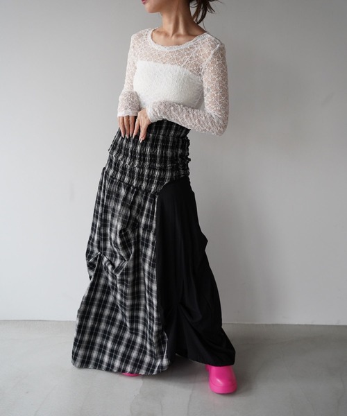 SANSeLF（サンセルフ）の「【SANSeLF】ボリュームクロッグサンダル sas26s008（その他シューズ・レディース・ブラック/アイボリー/ピンク・36/37/38/39）」の7枚目の写真
