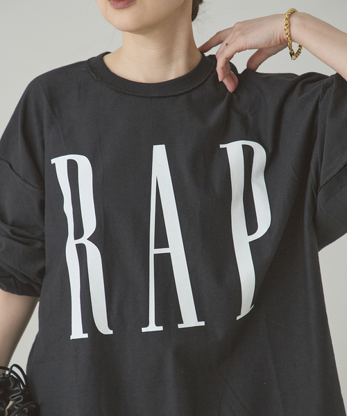 ISNESS MUSIC/イズネス ミュージック】 RAP LONG SLEEVE T-SHIRTS(IS
