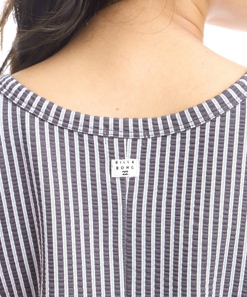 BILLABONG(ビラボン)の「BILLABONG/ビラボン ワンピース 袖なし ノースリーブ シンプル BG01C353(ワンピース・レディース・ブルー/スミクロ・M)」の8枚目の写真