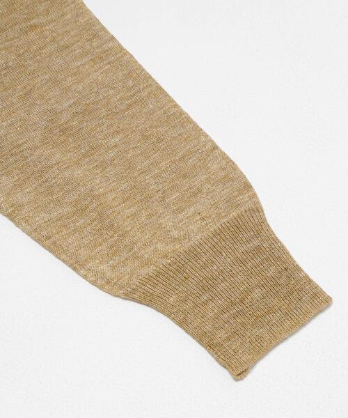 URBAN RESEARCH DOORS（アーバンリサーチドアーズ）の「リネンVネックカーディガン（カーディガン/ボレロ・レディース・ライトベージュ/ライトグレー/ベージュ系その他・FREE）」の19枚目の写真