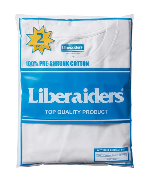 Liberaiders（リベレイダース）の「Liberaiders/リベレイダース 2-PACK POCKET TEE パックTシャツ 2枚組 2026年春夏（Tシャツ/カットソー・メンズ・ホワイト/ブラック・M/L/XL）」の5枚目の写真