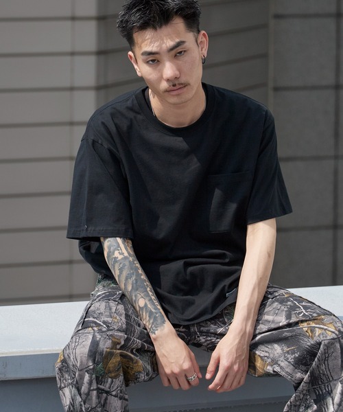 Liberaiders（リベレイダース）の「Liberaiders/リベレイダース 2-PACK POCKET TEE パックTシャツ 2枚組 2026年 夏 夏服（Tシャツ/カットソー・メンズ・ホワイト/ブラック・M/L/XL）」の15枚目の写真