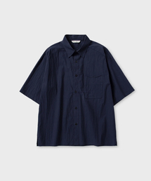 NONBLANK（ノンブランク）の「ネイチャーリングクルハーフスリーブシャツ _ダークネイビー（シャツ/ブラウス）」