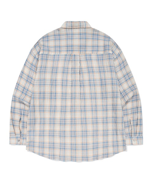 Wacky WiLLy（ワッキーウィリー）の「WOMEN'S OVERFIT CHECK SHIRT（シャツ/ブラウス・レディース・グリーン/ブルー・FREE）」の4枚目の写真