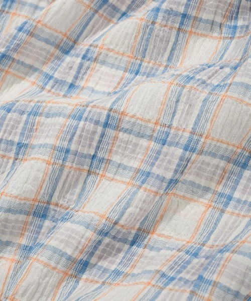 Wacky WiLLy（ワッキーウィリー）の「WOMEN'S OVERFIT CHECK SHIRT（シャツ/ブラウス・レディース・グリーン/ブルー・FREE）」の10枚目の写真