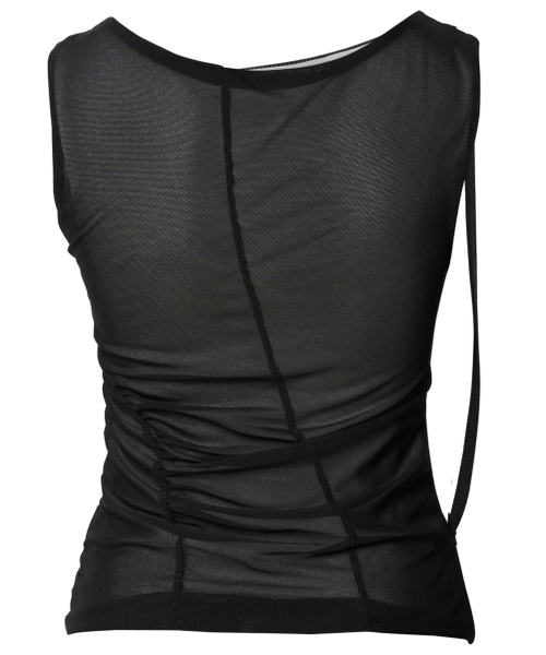 FLAREUP(フレアアップ)の「Draped Mesh Layered Sleeveless (FL-116_Black)(Tシャツ/カットソー・レディース・ブラック・1/2)」の12枚目の写真