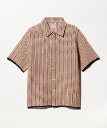 Coohem（コーヘン）の「＜COOHEM＞SUKASHI STRIPE TWEED SHIRT/ショートスリーブ シャツ（シャツ/ブラウス）」