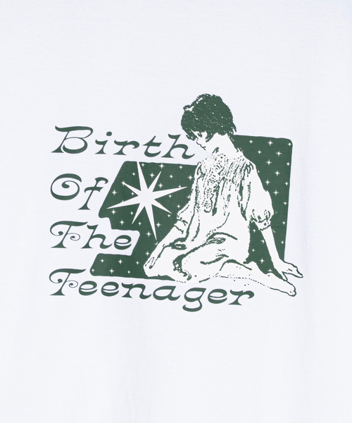 BOTT(ボット)の「BOTT / ボット MELANCHOLY TEE(Tシャツ/カットソー・メンズ・ホワイト/ブルー・LARGE/MEDIUM/SMALL)」の3枚目の写真