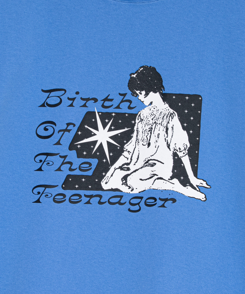 BOTT(ボット)の「BOTT / ボット MELANCHOLY TEE(Tシャツ/カットソー・メンズ・ホワイト/ブルー・LARGE/MEDIUM/SMALL)」の4枚目の写真