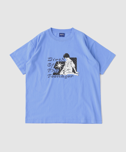 BOTT(ボット)の「BOTT / ボット MELANCHOLY TEE(Tシャツ/カットソー・メンズ・ホワイト/ブルー・LARGE/MEDIUM/SMALL)」の6枚目の写真