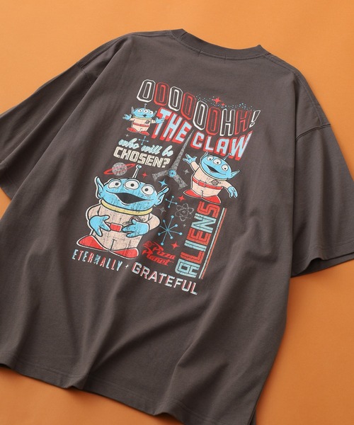 ATELANE(アテレーン)の「トイストーリー プリントBIGTEE 半袖(Tシャツ/カットソー・レディース・ネイビー系2/ホワイト系3/グレー系5/グレー系4/ブラック/ホワイト系4/グレー系1/ホワイト系1/グレー系2/ホワイト系5/イエロー系2/イエロー系1/ホワイト系2/ネイビー系1/グリーン系1・M/L)」の10枚目の写真
