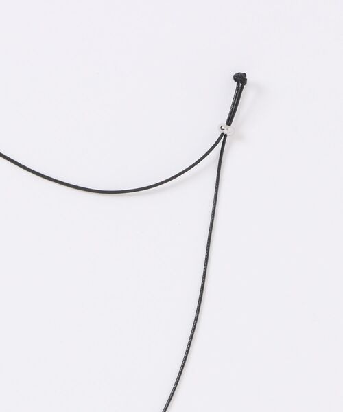 Didot.showroom（ディドット ショールーム）の「タッセルロングネックレス（ACC 004）（ネックレス・レディース・アイボリー/ブラック・FREE）」の4枚目の写真