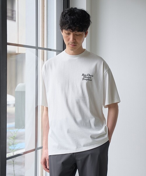 BEN DAVIS(ベンデイビス)の「BEN DAVIS(ベンデイビス)グラフィックTシャツ(Tシャツ/カットソー・メンズ・ケリーグリーン/ワインレッド/ホワイト・M/S/XL/L)」の7枚目の写真