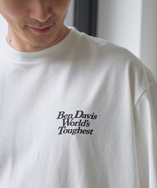 BEN DAVIS(ベンデイビス)の「BEN DAVIS(ベンデイビス)グラフィックTシャツ(Tシャツ/カットソー・メンズ・ケリーグリーン/ワインレッド/ホワイト・M/S/XL/L)」の10枚目の写真