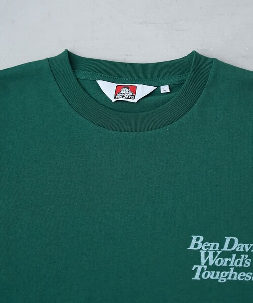 BEN DAVIS(ベンデイビス)の「BEN DAVIS(ベンデイビス)グラフィックTシャツ(Tシャツ/カットソー・メンズ・ケリーグリーン/ワインレッド/ホワイト・M/S/XL/L)」の18枚目の写真
