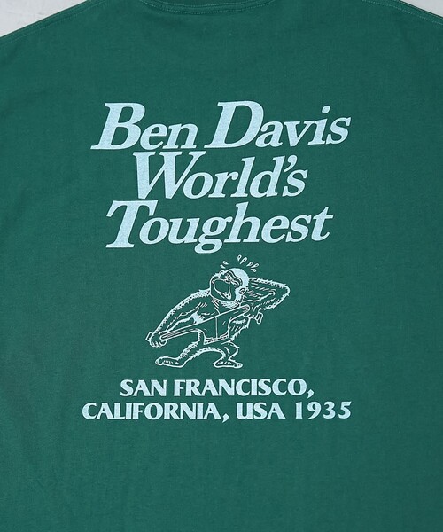 BEN DAVIS(ベンデイビス)の「BEN DAVIS(ベンデイビス)グラフィックTシャツ(Tシャツ/カットソー・メンズ・ケリーグリーン/ワインレッド/ホワイト・M/S/XL/L)」の22枚目の写真
