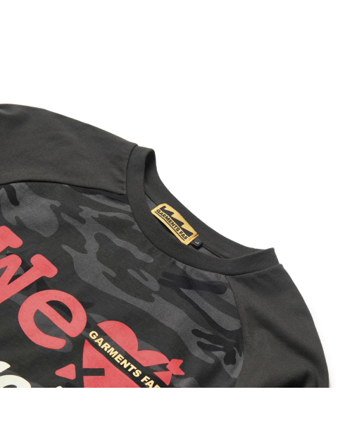 GARMENTS FAB(ガーメンツファブ)の「Camo Aerobic Layered Longsleeve (BLACK)(Tシャツ/カットソー・レディース・その他・M)」の4枚目の写真